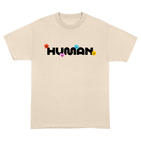 HUMAN TEE IN NATURAL